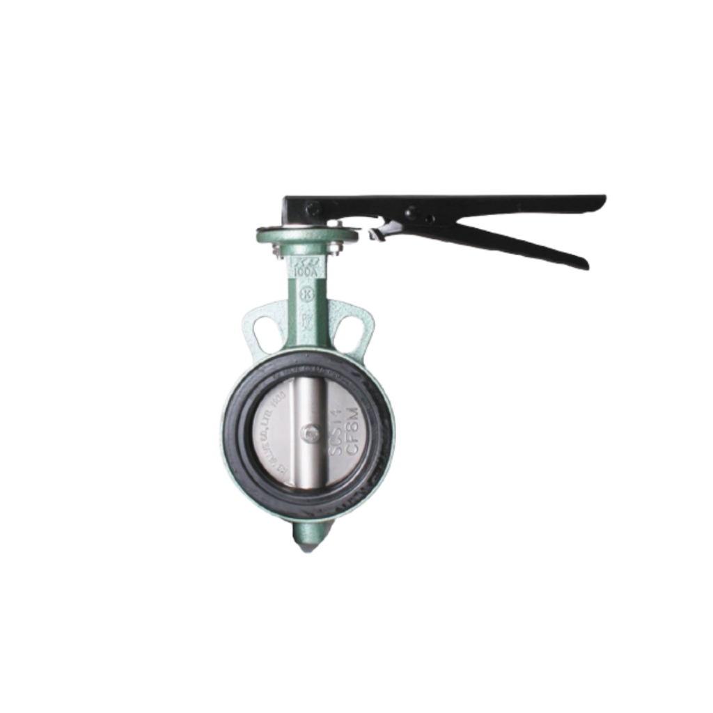 Válvula de mariposa tipo wafer, de acero carbono para gas - HS KB VALVE