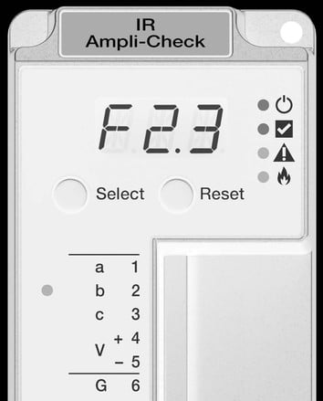 Módulo amplificador / detección de llama Honeywell R8001F1041 — Slate infrared type flame detector T:-20F to 15F