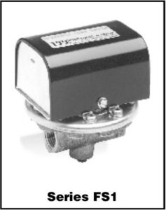 Interruptor de flujo para líquidos McDonnell & Miller FS1 — USO Gral Flowswitch LIQ 1/2″ 0-107C 100PSI